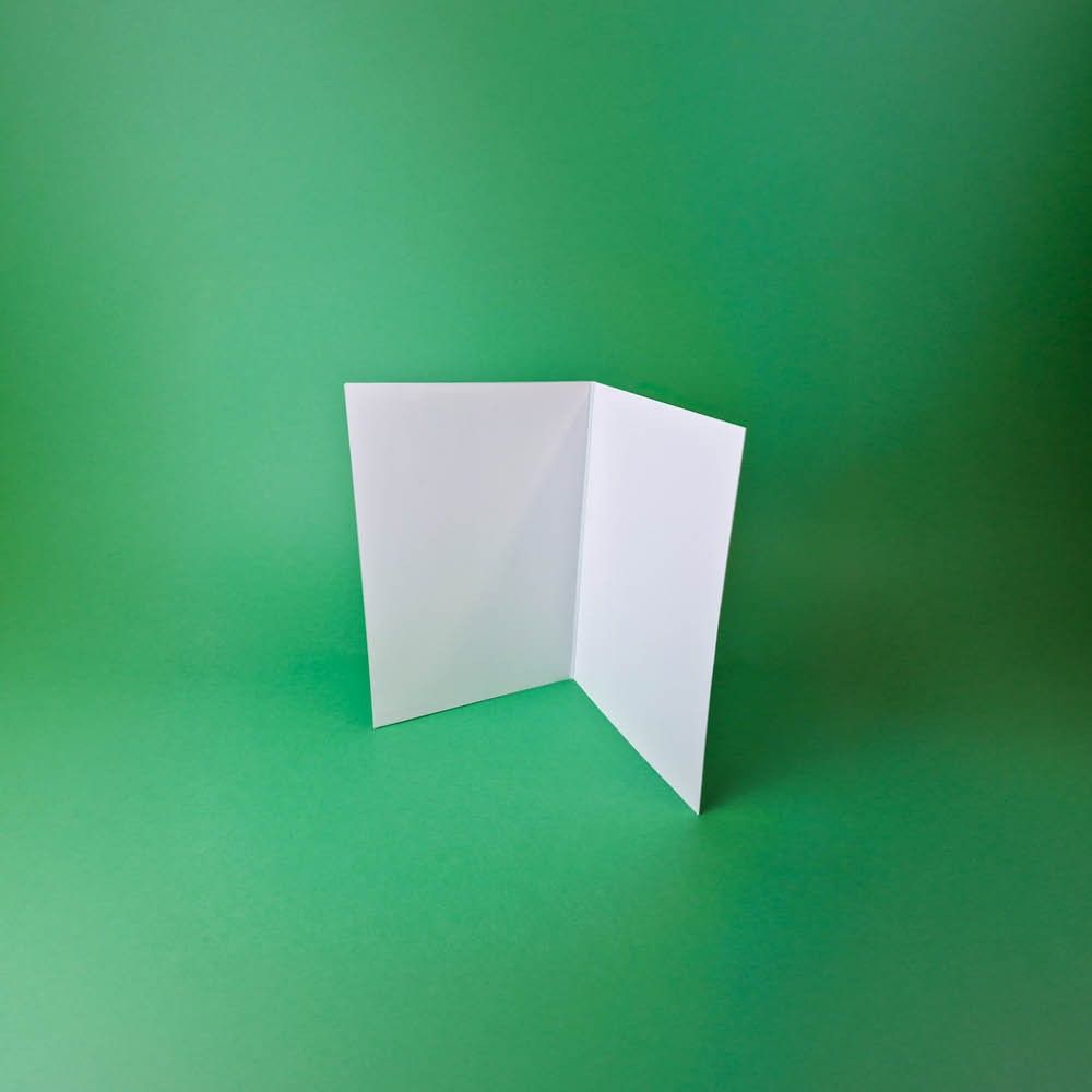 Printed folders without flaps