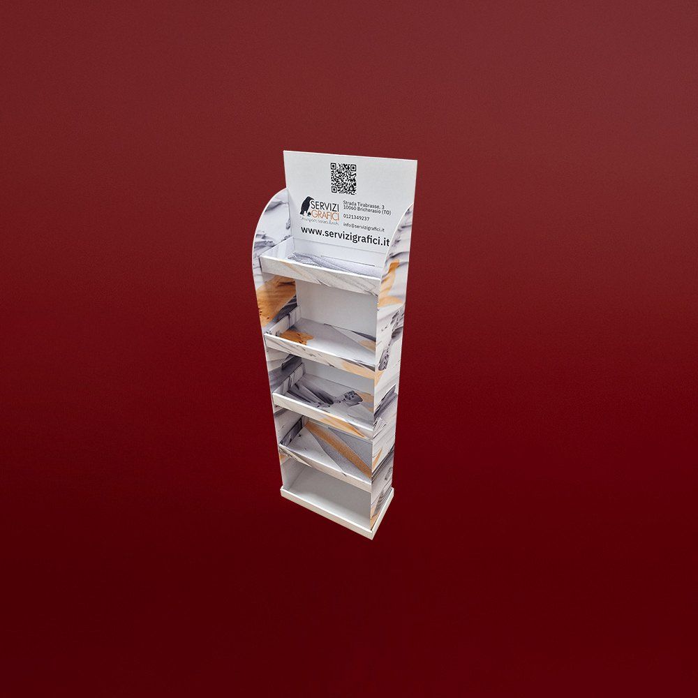 Multi-Tier Cardboard Display