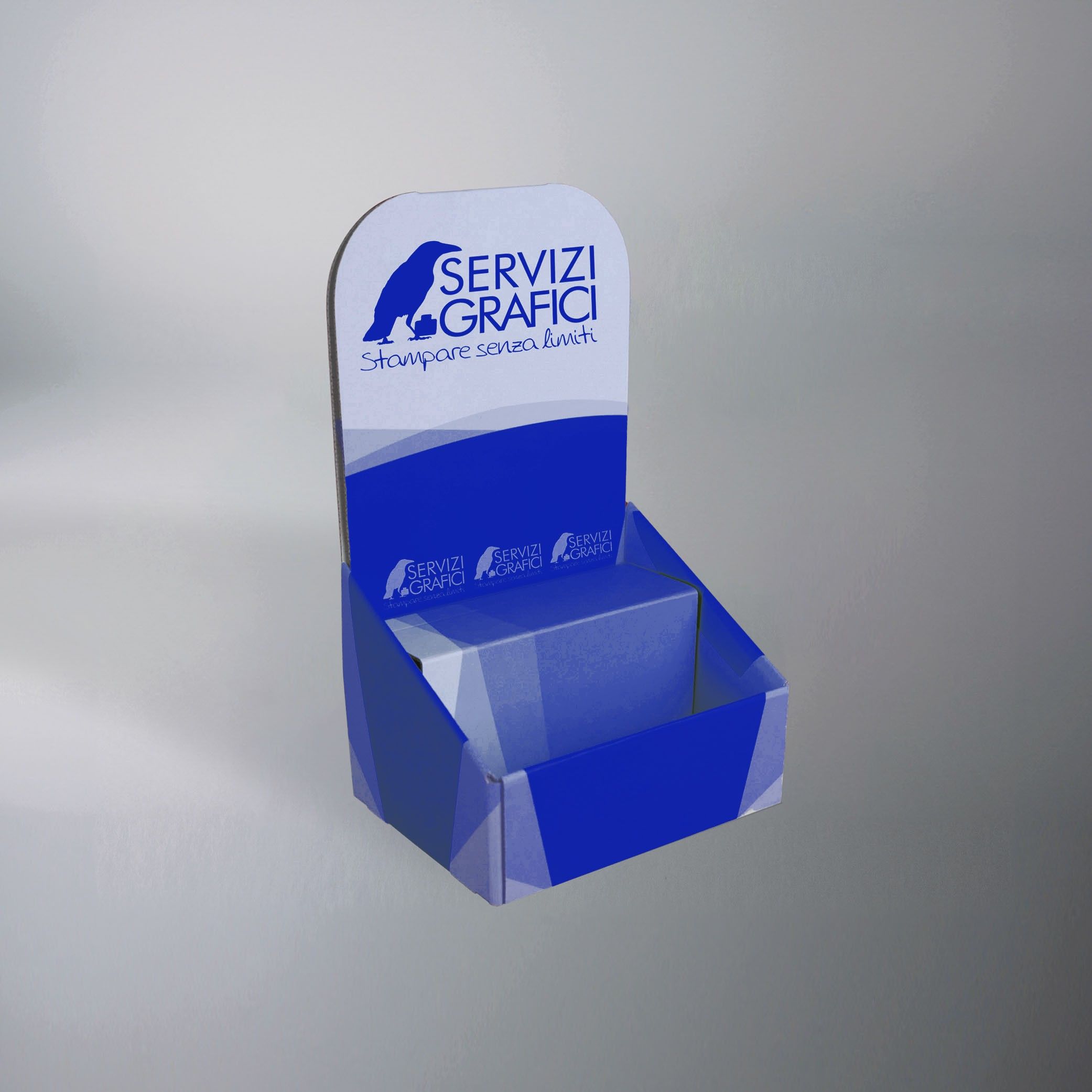 Cardboard counter display