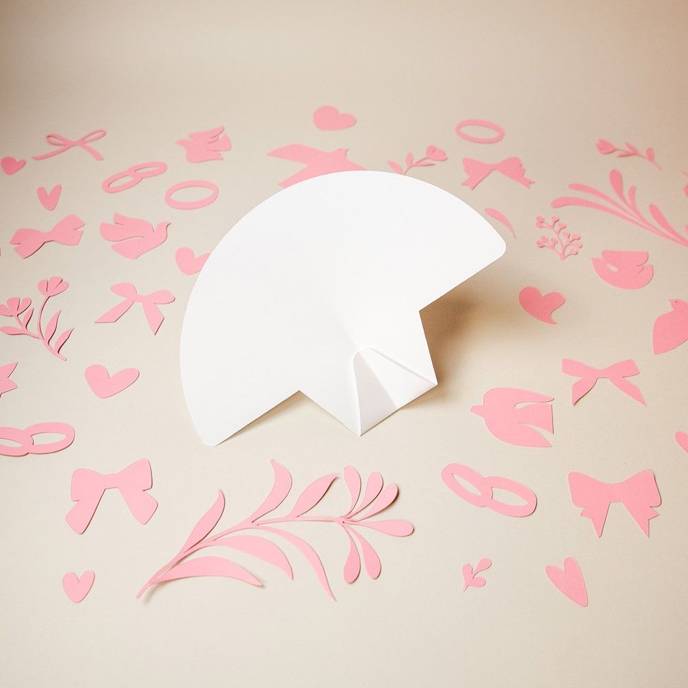 Paper fans for ceremonies