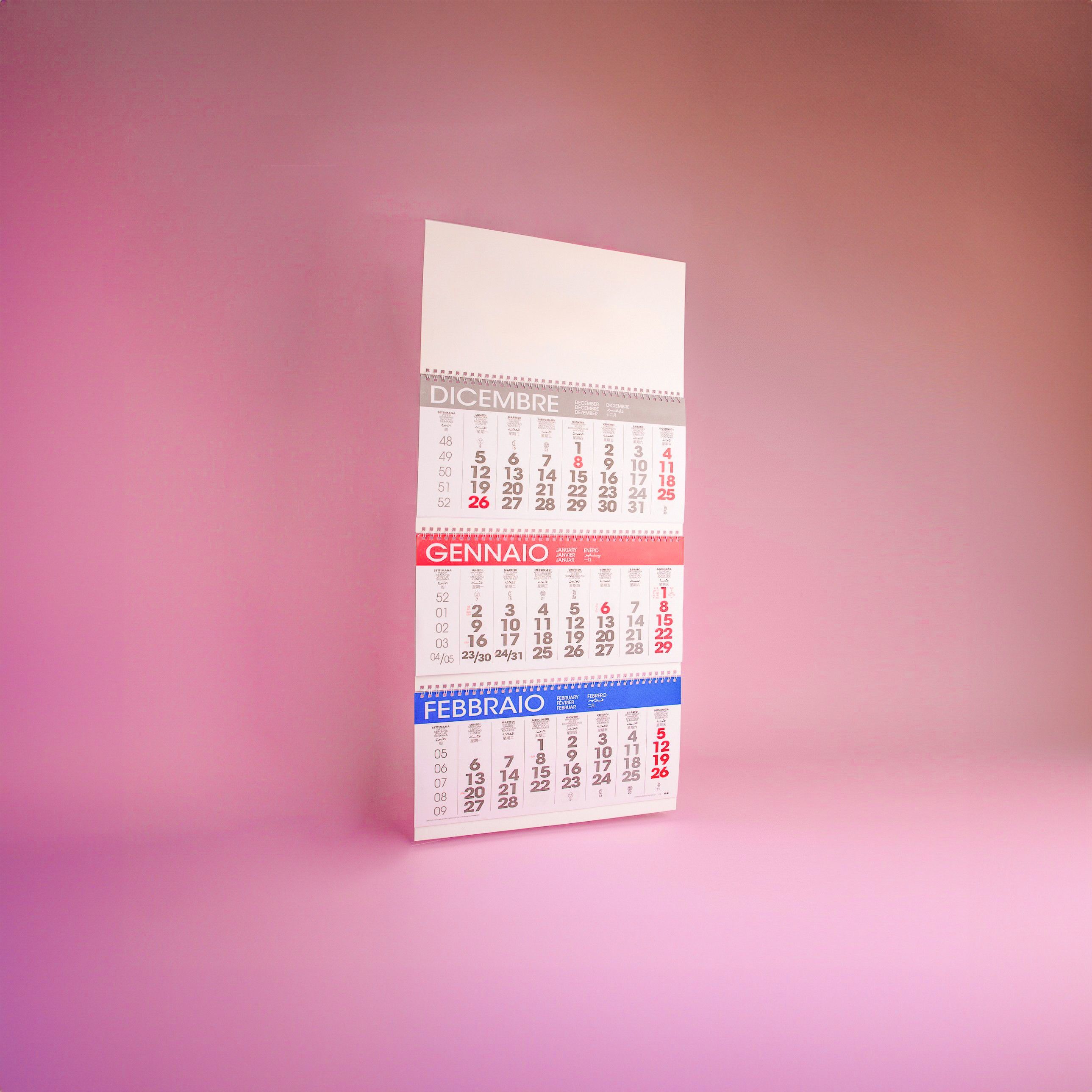 Calendars Separate Triptychs