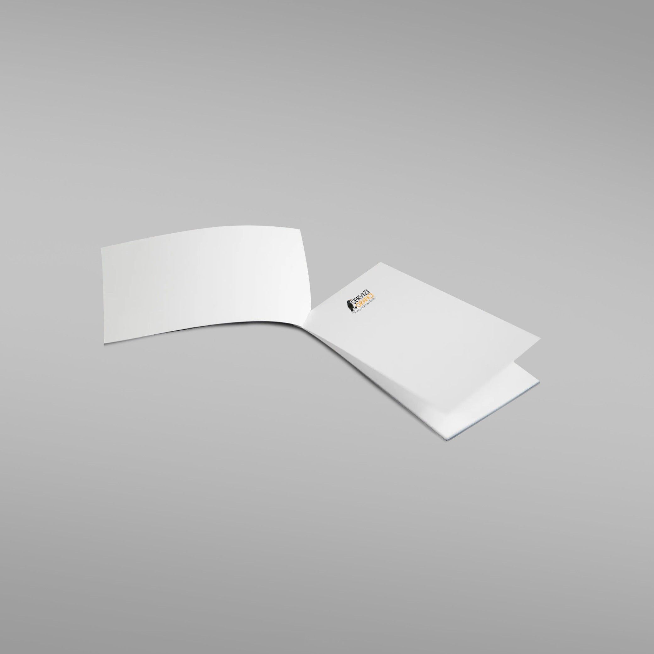 Corner stapled binding