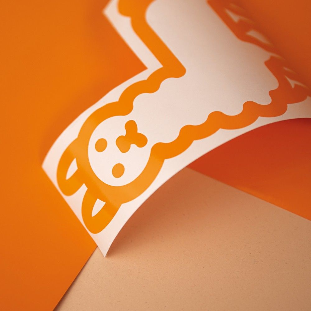 Pre-spaced adhesive vinyl